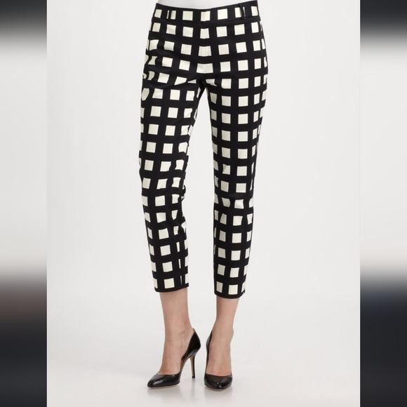 kate spade Pants - ❤️ KATE SPADE CHECKERED DAVIS SLIM STRAIGHT TROUSERS / PANTS, 4 (27)